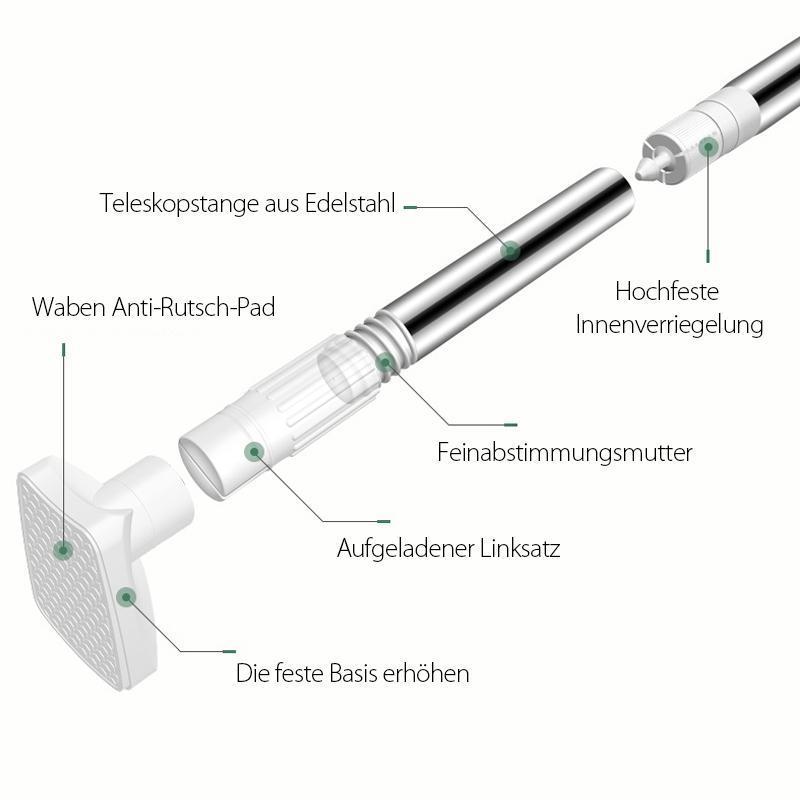 Maliben | Telescopic Clothing Rod Made Of Stainless Steel