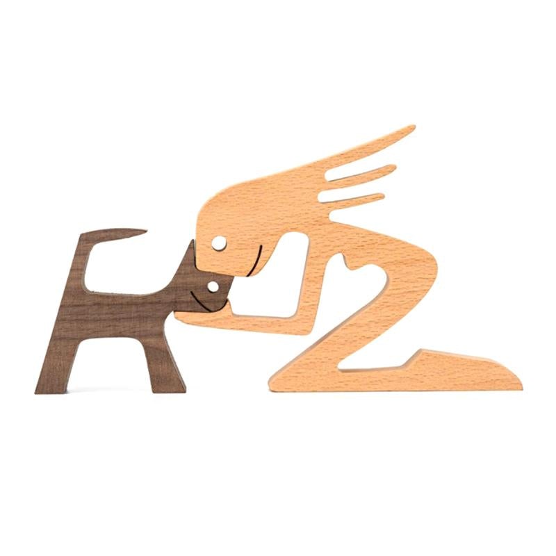 Maliben | Animal Lover Wooden Sculpture Table Decoration