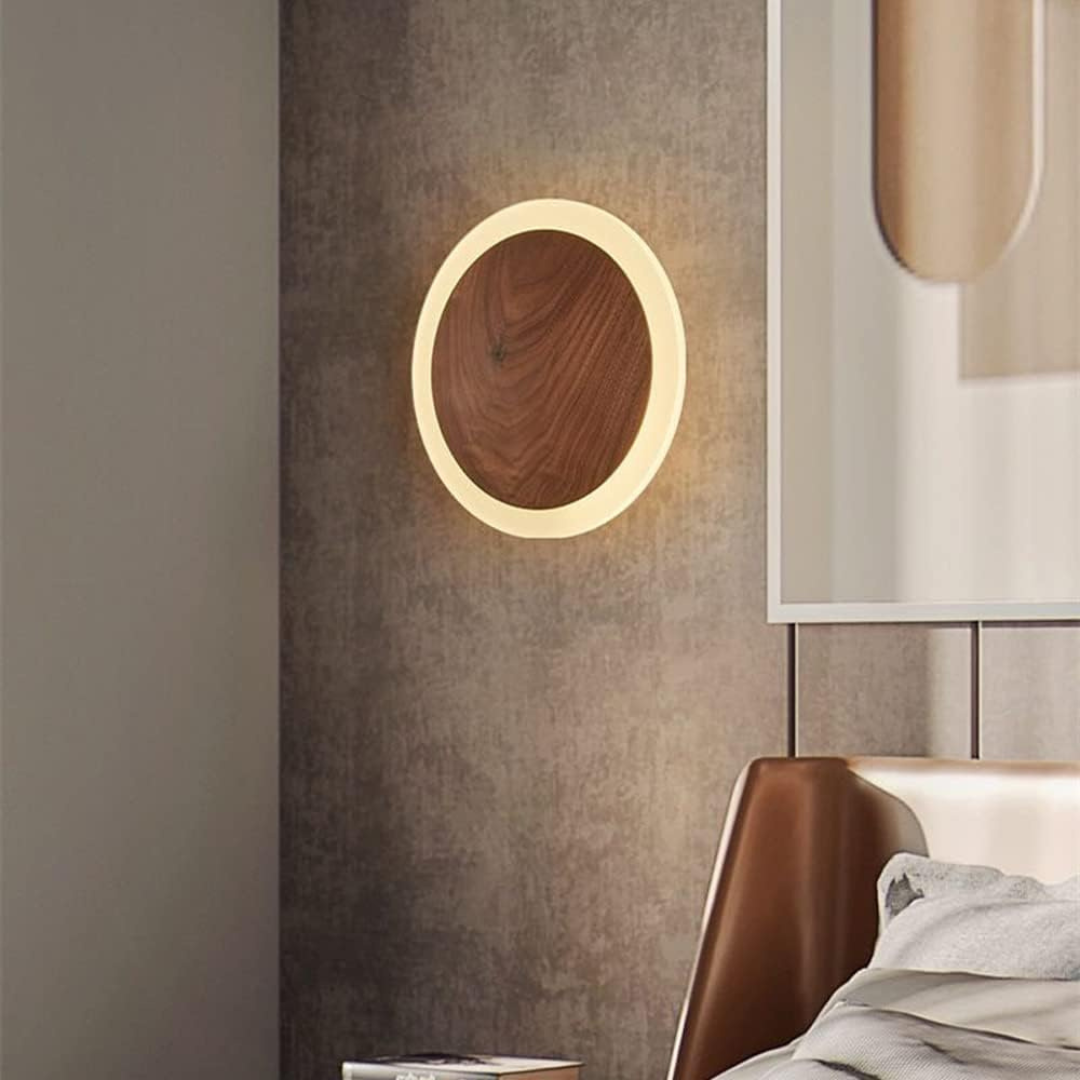 Maliben | Scandinavian Wooden Led Wall Lamp