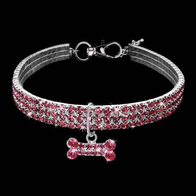 Maliben Sweet Crystal Dog Collar