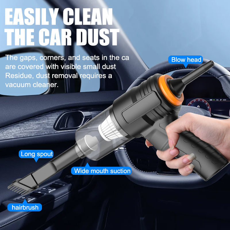 Maliben | Portable wireless handheld vacuum cleaner, cyclone suction cordless vacuum cleaner, rechargeable vacuum cleaner with strong suction power suitable for cars/offices/homes