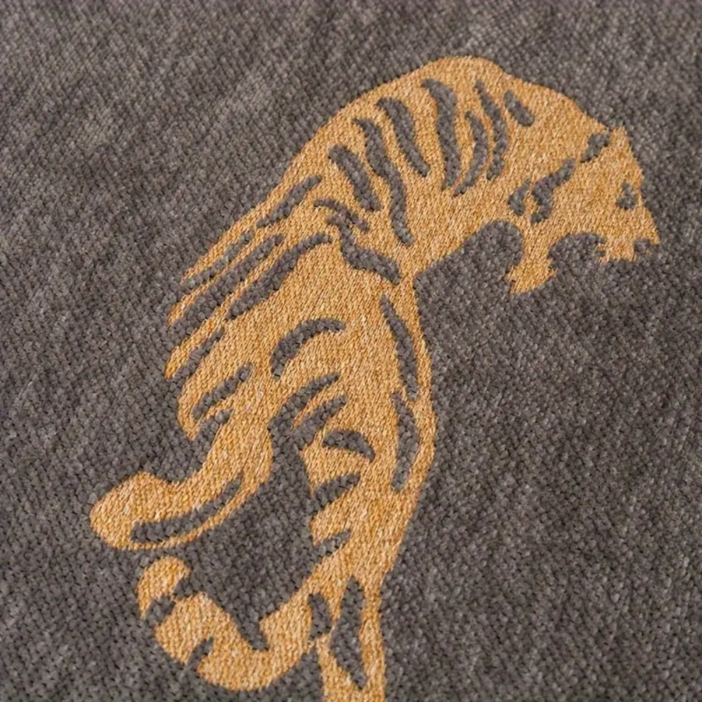 Maliben | Safari Tiger Chenille Sofa Cover