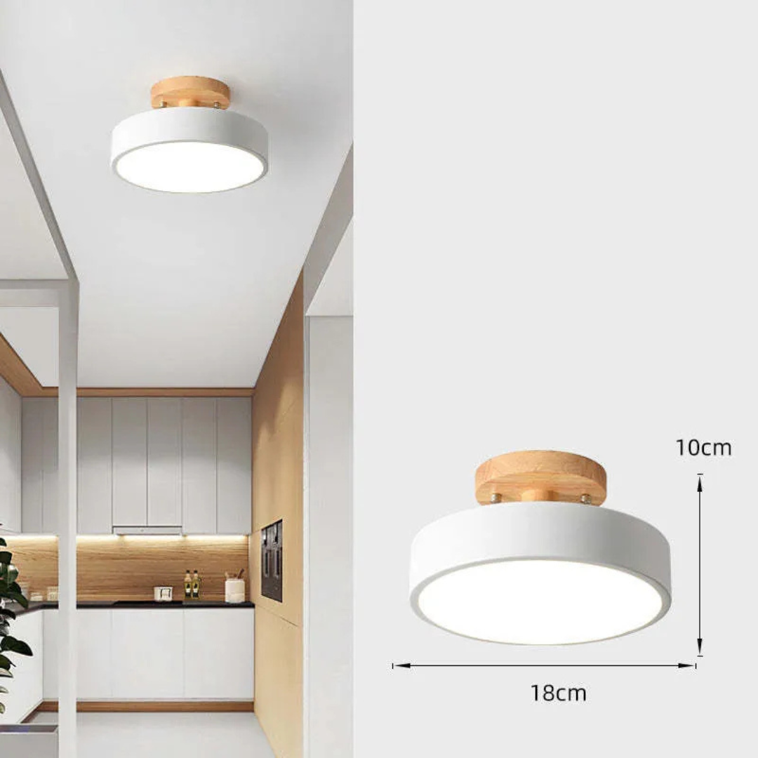 Maliben | Wooden Led Ceiling Lamp