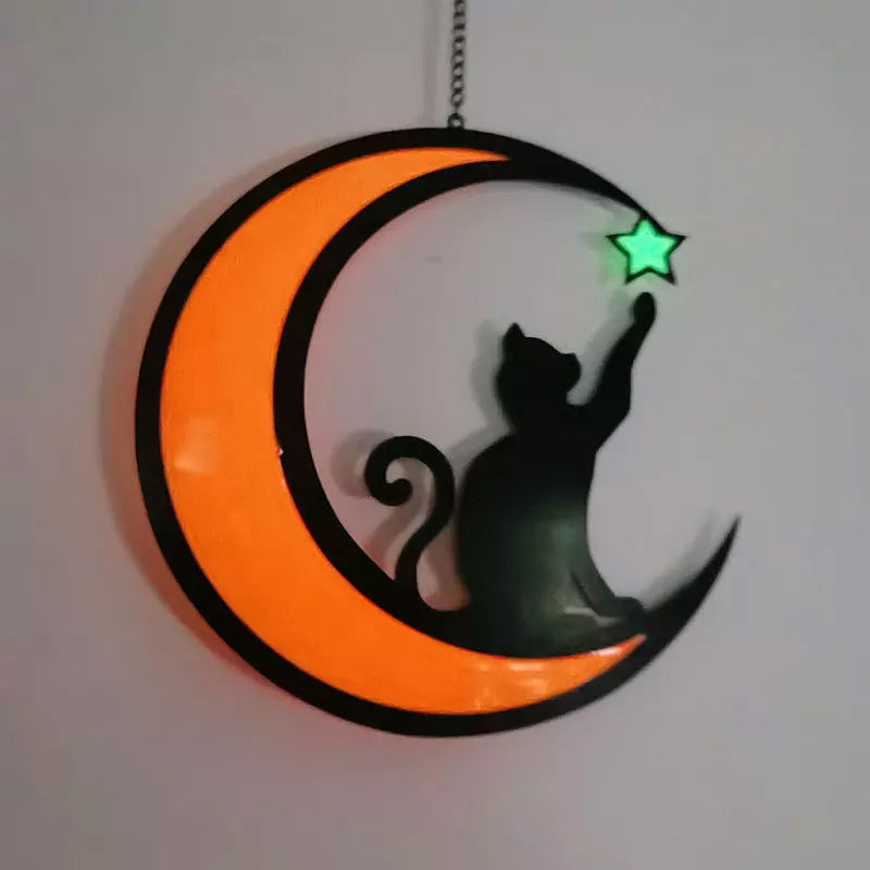 Maliben | Moon Cat Decoration Pendant Made Of Acrylic
