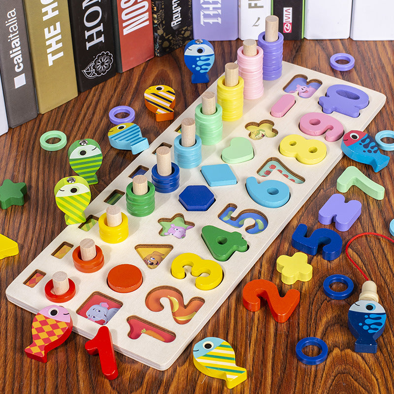 Maliben | Montessori Toddler Playboard - Wooden Playsafari