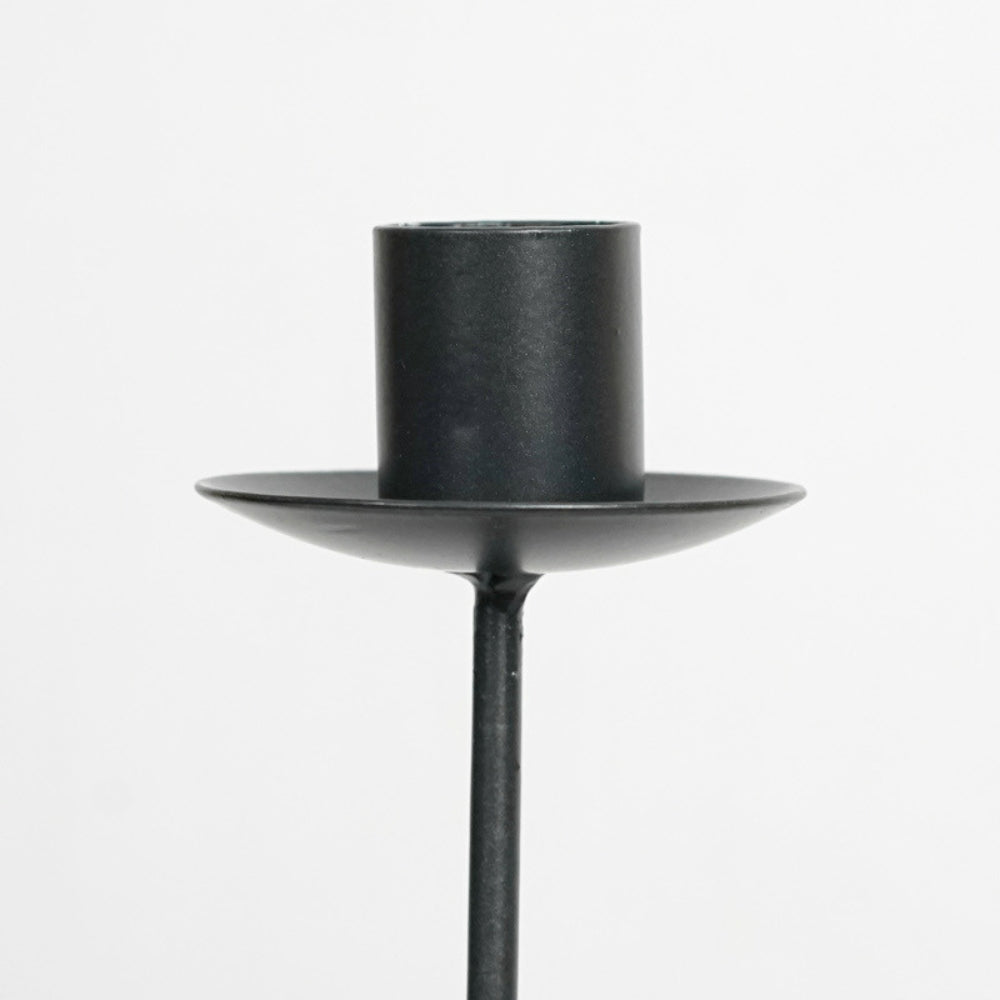 Maliben | Sculpted Wavy Iron Candle Holder