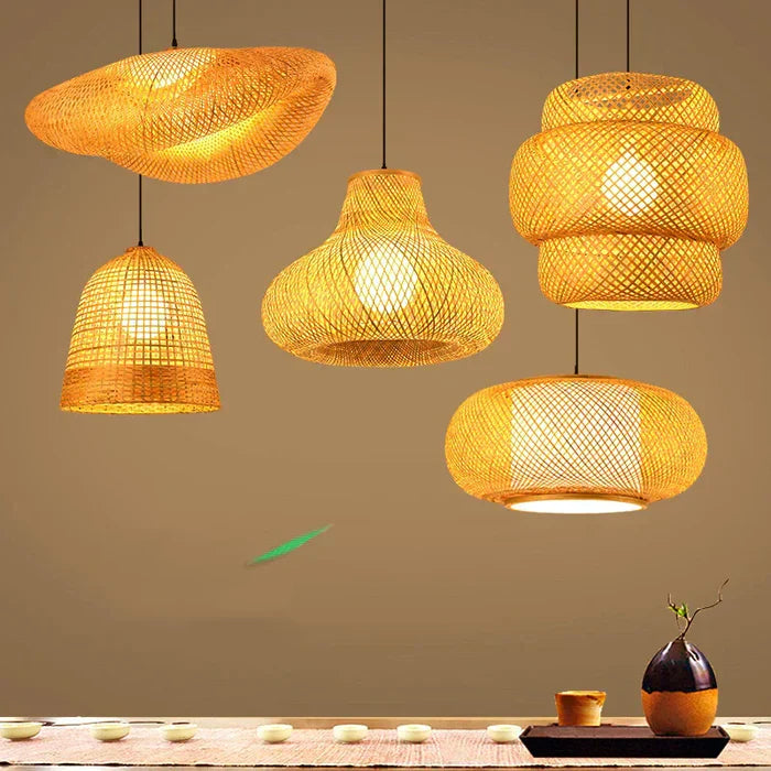 Maliben | Handmade Rattan Pendant Light - Rayalight