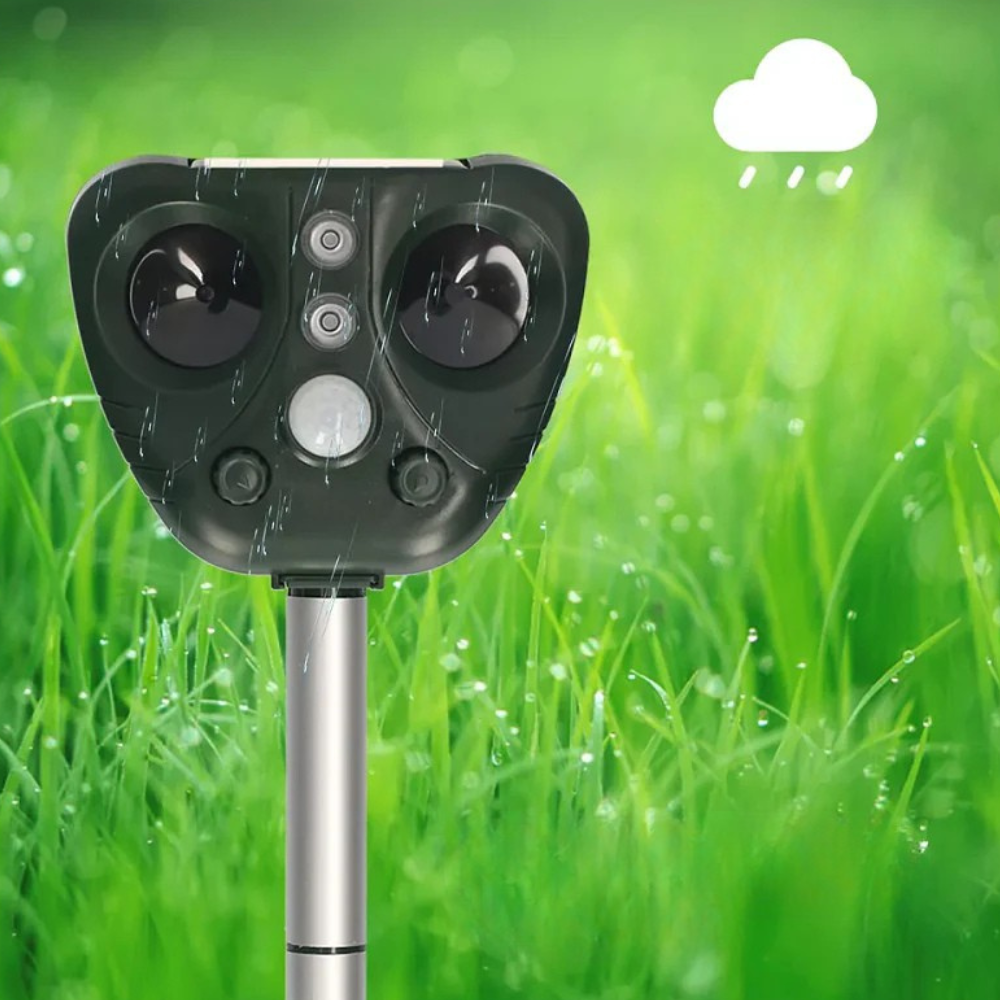 Maliben | Repeller Solar Ultrasonic Bird Repeller Outdoor Waterproof Yard