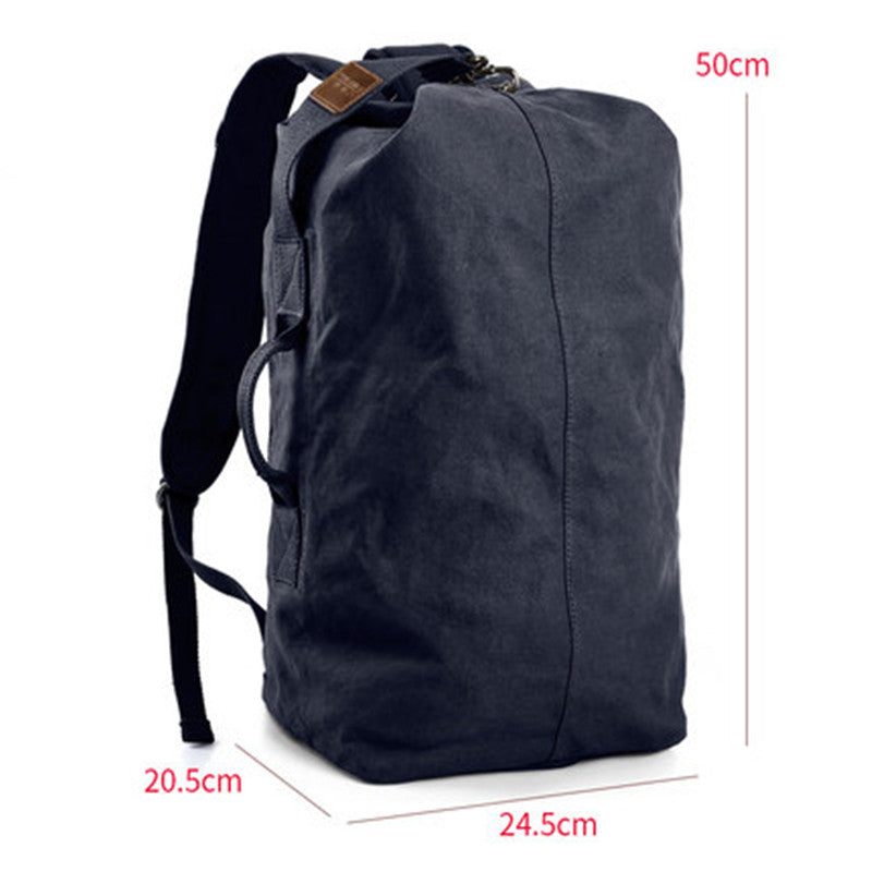 Maliben | Large Capacity Canvas Backpack, With Sturdy Material, Multiple Interior Pockets And Multi-Purpose Utility, For Outdoor & Travel, Men And Women