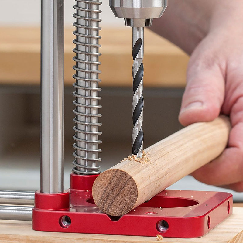 Maliben | Werklinq Precision Drilling Guide For Wood | Exact Positioning & Marking | Sturdy Construction From Alloyed Steel