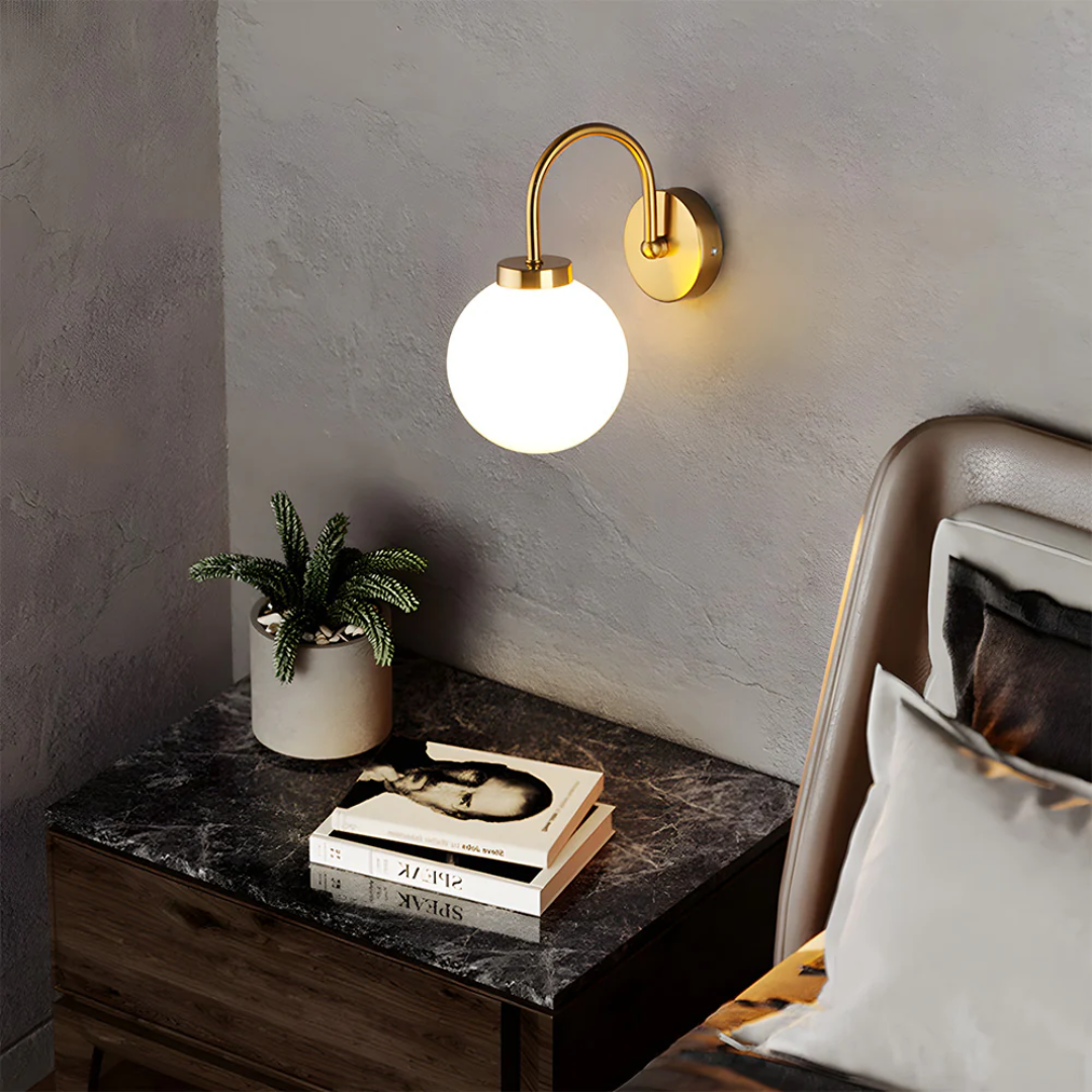 Maliben | Wall Lamp With Glass Sphere