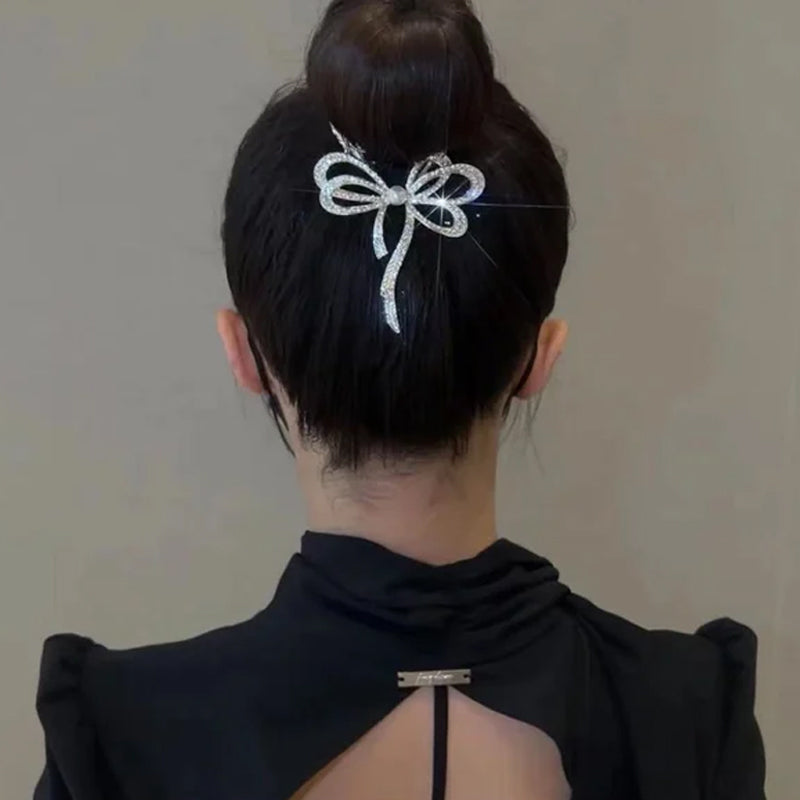 Maliben | Bow Knot Light-Luxury-Hairpin