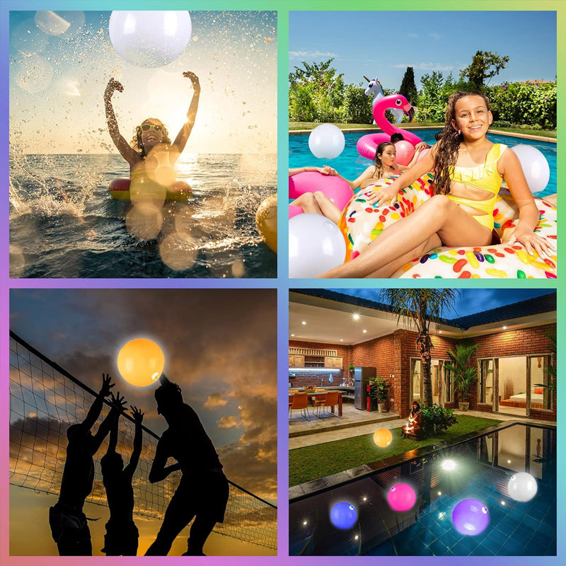 Maliben | 16 Colors Bright Water Ball Led Light