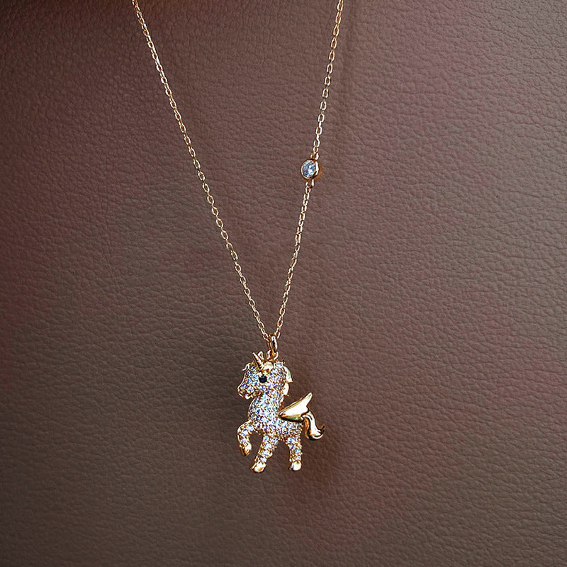 Maliben | Angel Unicorn Necklace