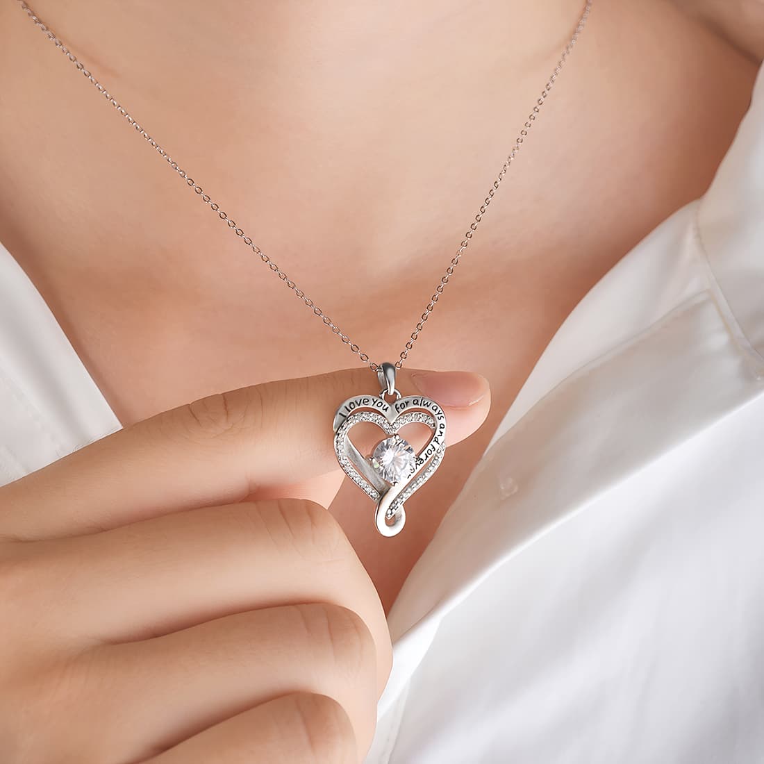 Maliben | Foreverlove | For My Wife I Will Always Love You Necklace Gift