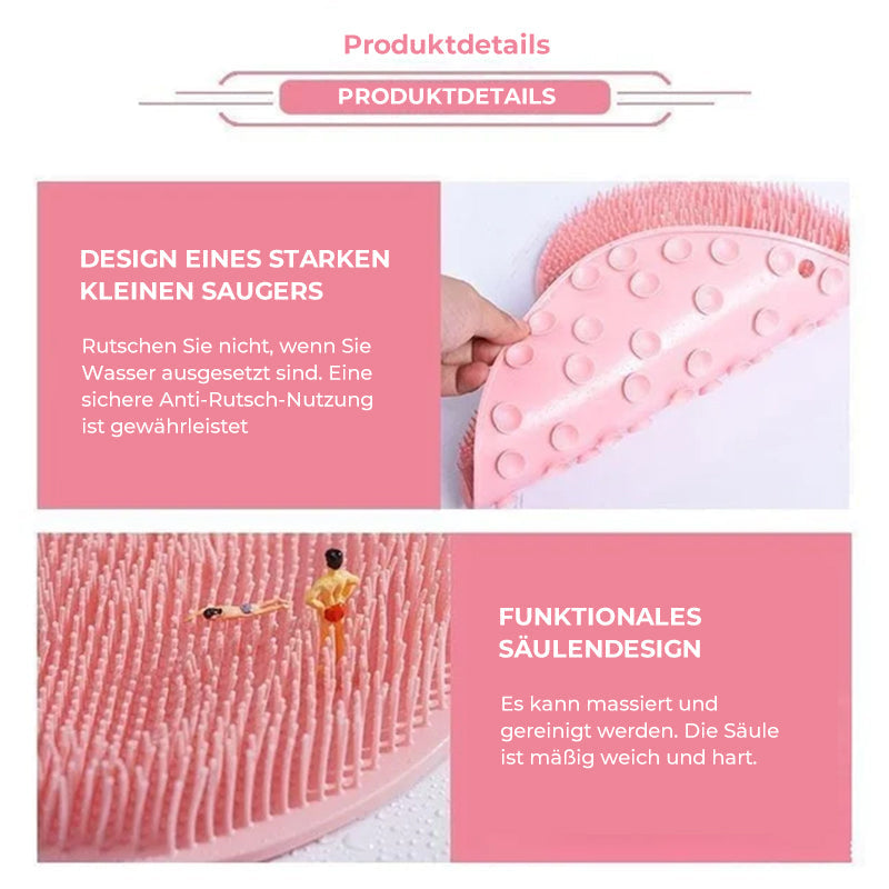 Maliben | Foot And Back Scrubber For The Shower, Massage Pad