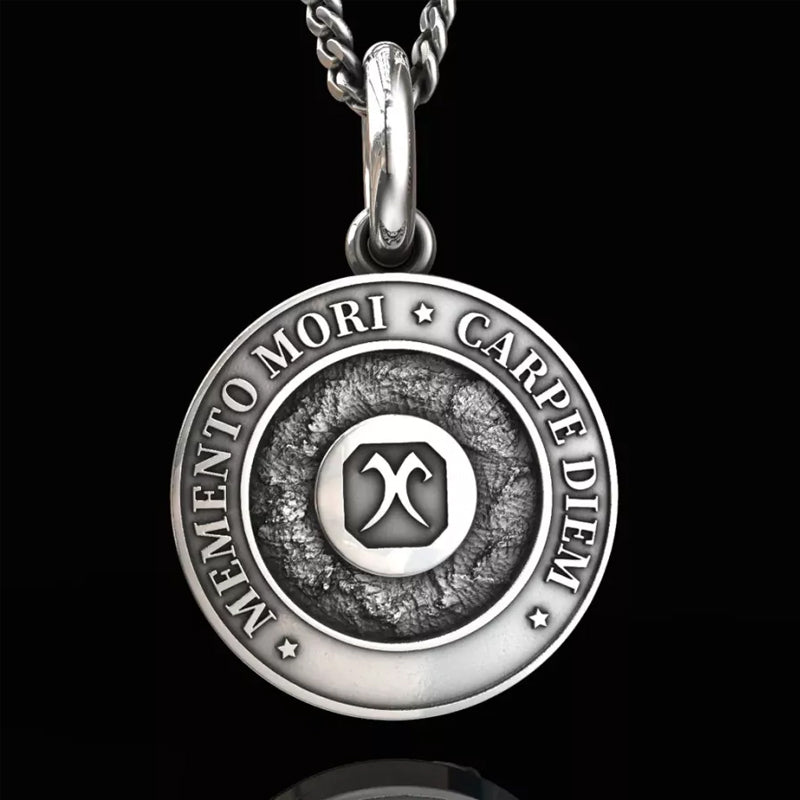 Maliben | Skull Necklace Made Of Titanium Steel