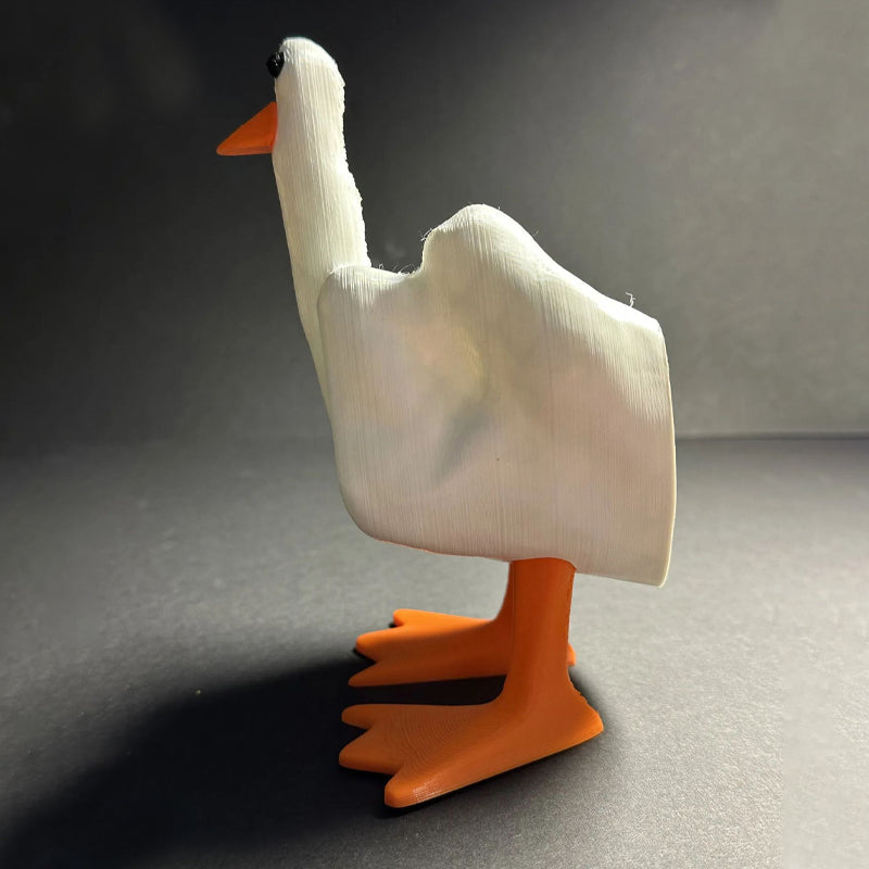 Maliben | Duck Ornament In The Shape Of The Middle Finger