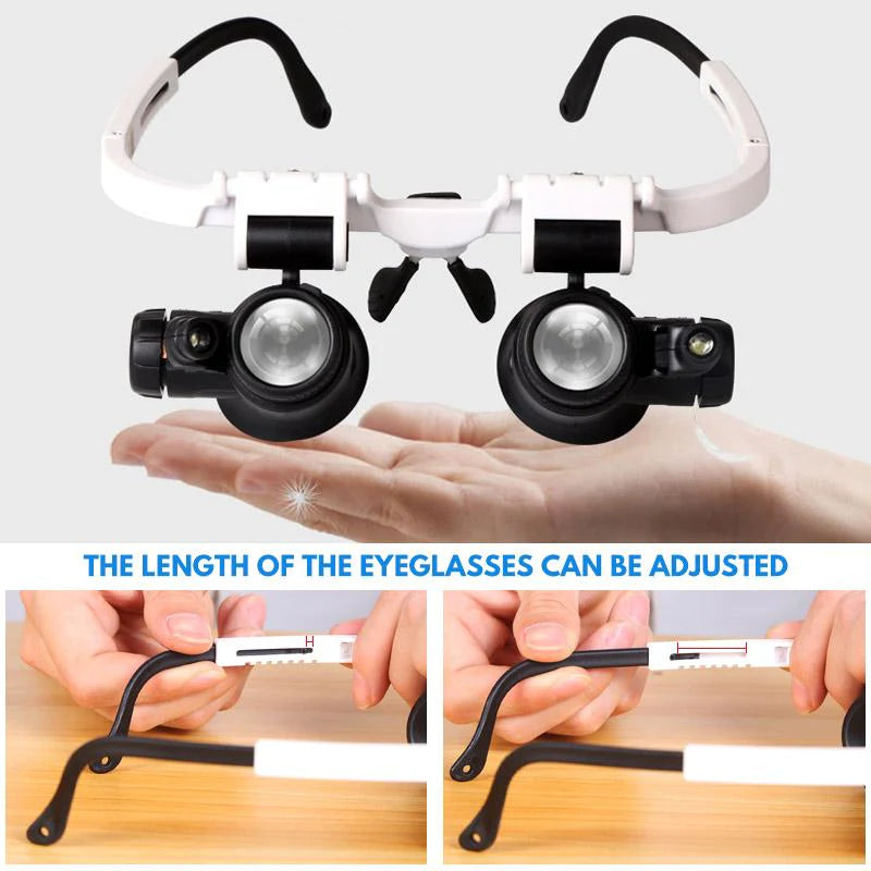 Maliben | Magnifying Glass With 8x, 15x, And 23x Magnification.