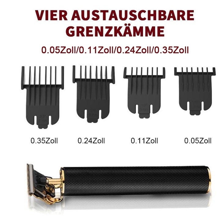 Maliben | Vintage Oil Head Gradient Engraving Electric Hair Clipper