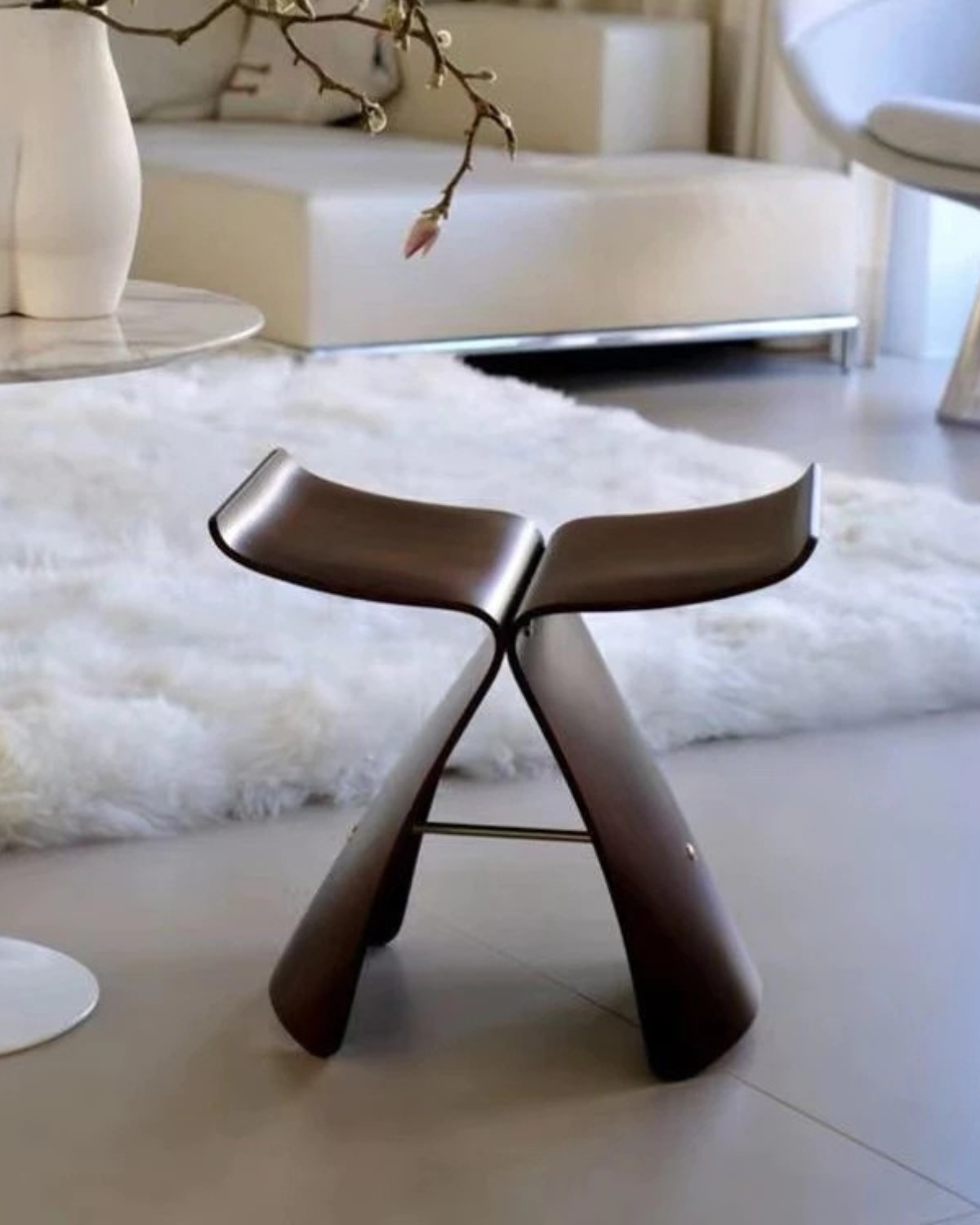 Maliben | Vintage Butterfly Side Table