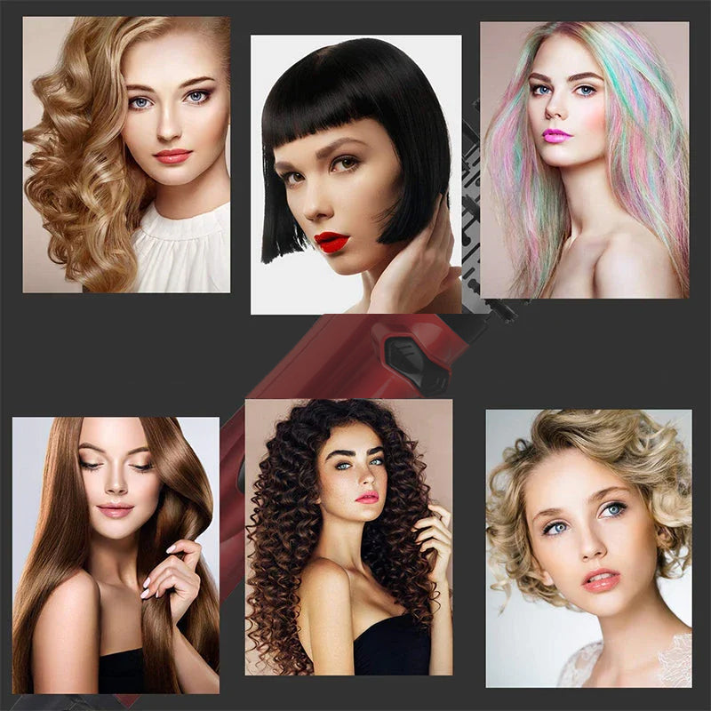 Maliben 2-in-1 Hot Air Styler and Rotating Hair Dryer