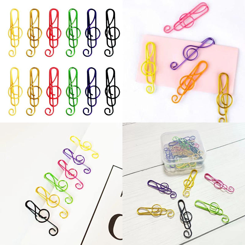 Maliben | Music Multicolored Paperclips Made Of Metal