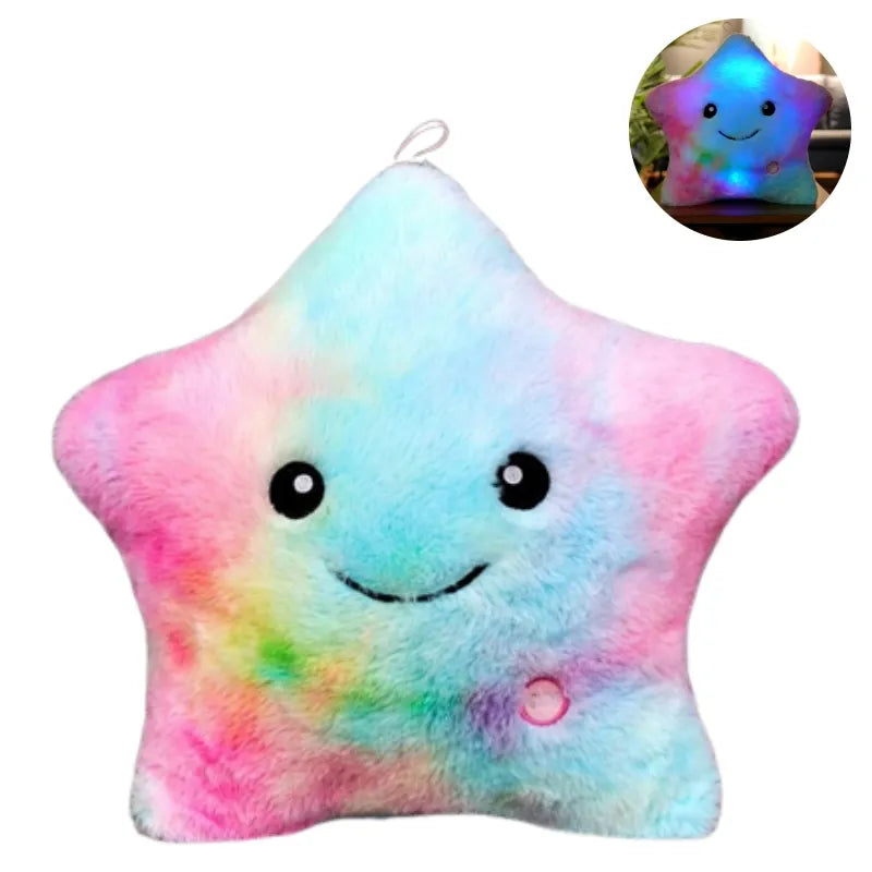 Maliben | Bright Led Star Cuddly Pillow For Kids