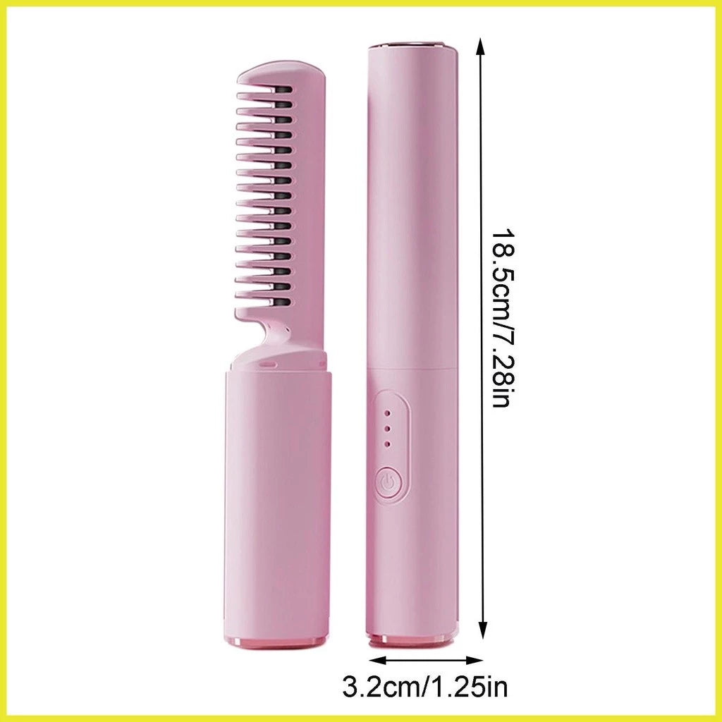 Maliben | Glatzza MIni-Smoothing Brush — Silky Smooth Dream Hair in 60 Seconds That Captivates All Eyes!