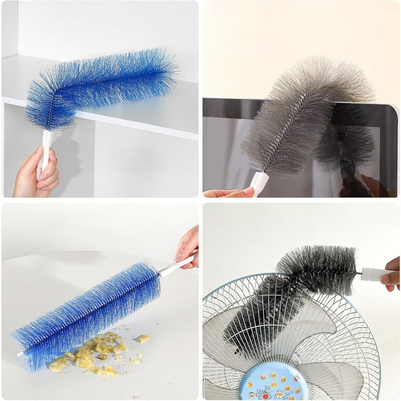 Maliben | Flexible Microfiber Fan Duster Brushes – Reusable Cleaning Tools For Blades, Vents & Blinds