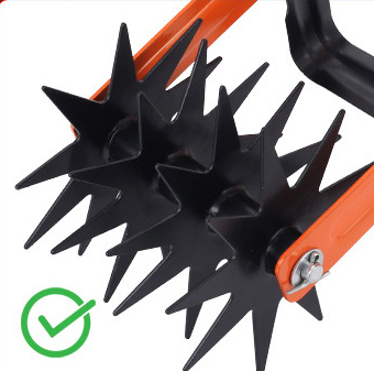 Maliben | Manual Rotary Lawn Edger, 69 Inch Adjustable Stainless Steel HAndle Grass and Weed Trimmer