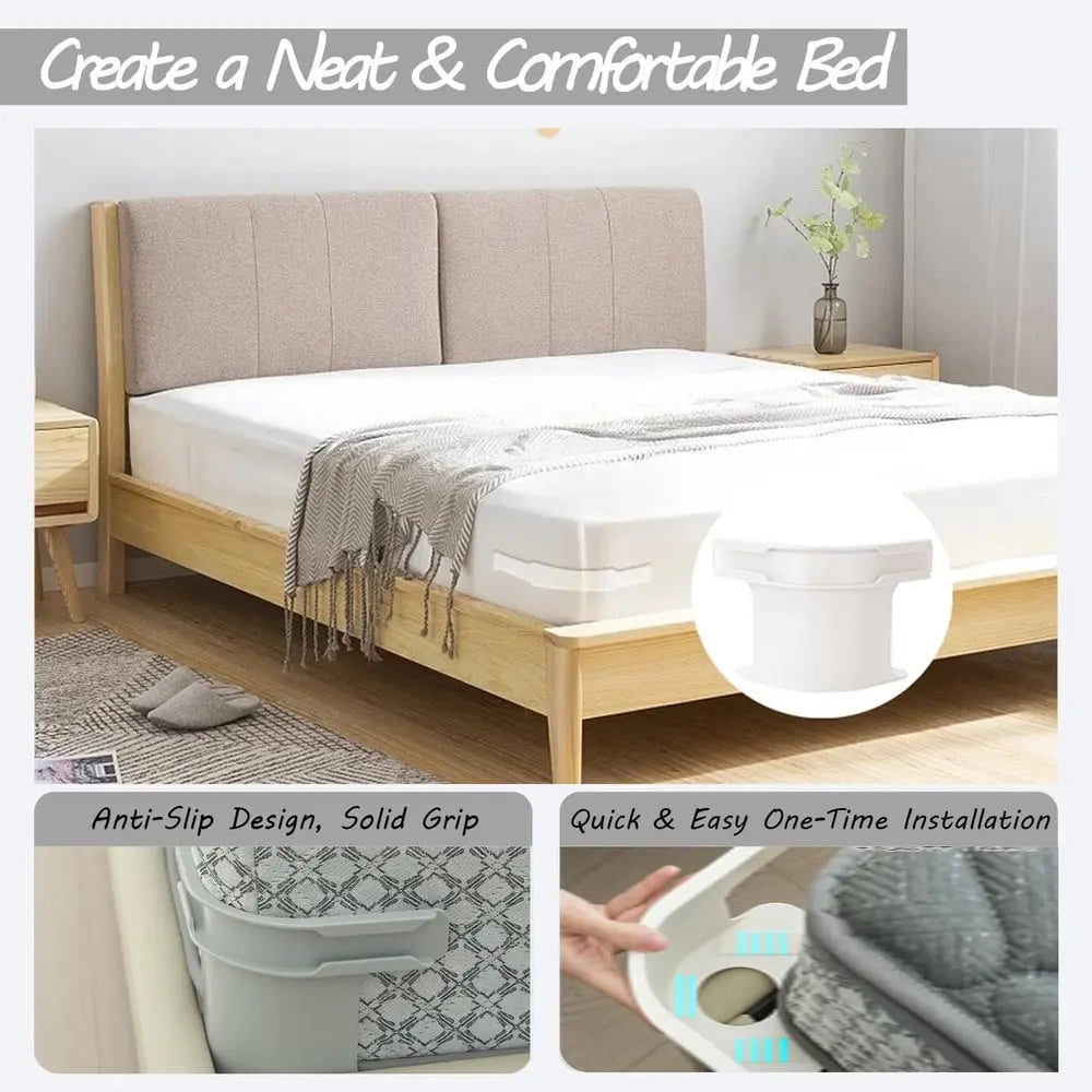 Maliben | 4-Piece Bed Sheet Holder Set – Secure Hold For All Mattress Sizes