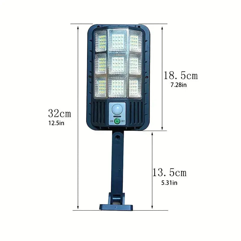 Maliben | 5000lm Solar Floodlight Twilight To Dawn, Solar Powered Outdoor Lights With Security Motion Sensor