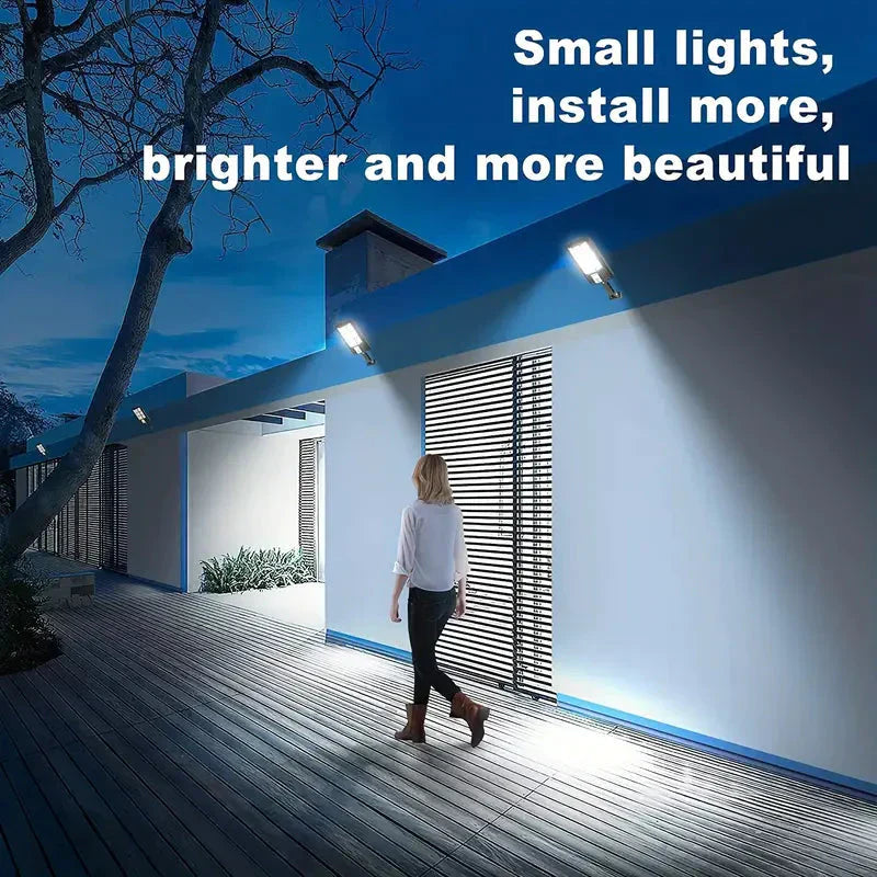Maliben | 5000lm Solar Floodlight Twilight To Dawn, Solar Powered Outdoor Lights With Security Motion Sensor