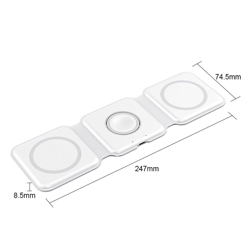 Maliben | New Foldable 3-In-1 Wireless Charger