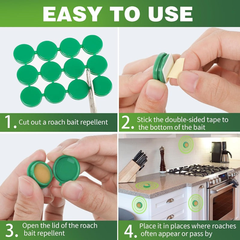 Maliben | Child- & Pet-Safe Roach Bait Discs