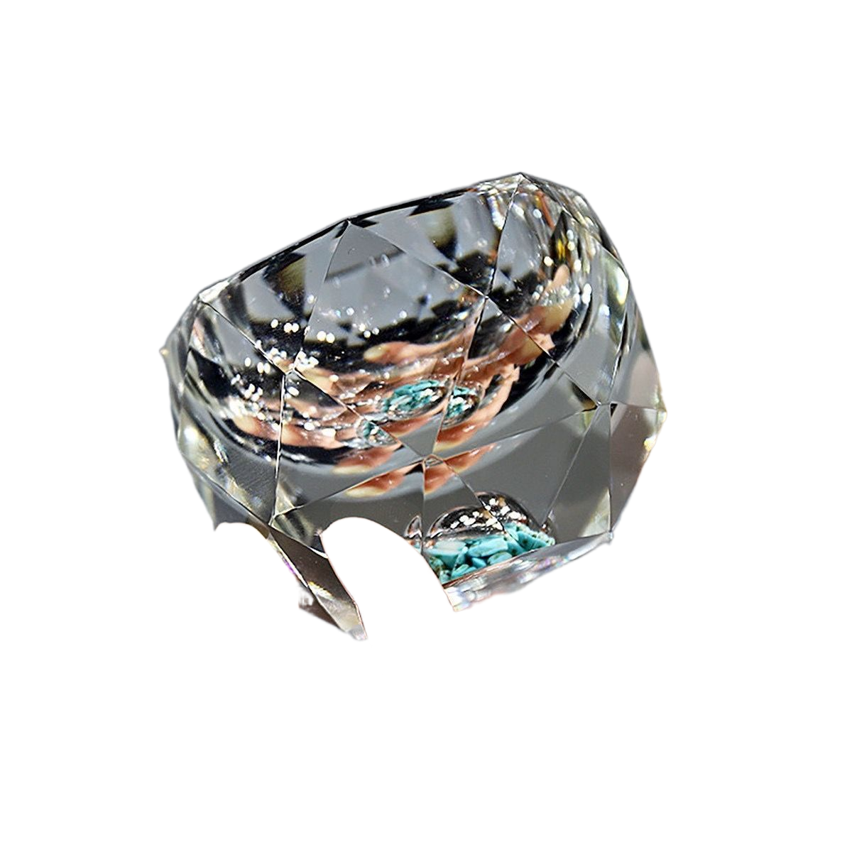 Maliben | 50ml diamond-cut crystal drinking glasses vodka shot glasses wine glasses whiskey glasses spirits sake soju brandy tea cup