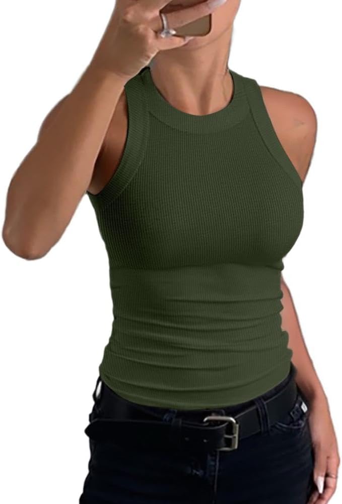 Maliben | Women's Ribbed Racerback Tank