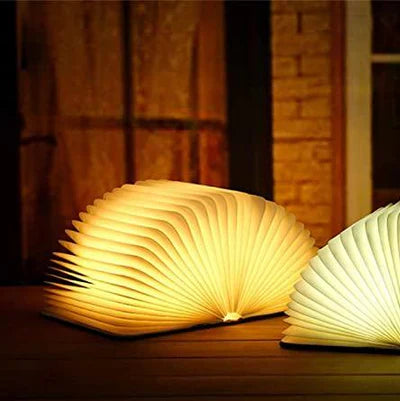 Maliben | Foldable Book Lamp With Warm Led Lighting - Storyglow