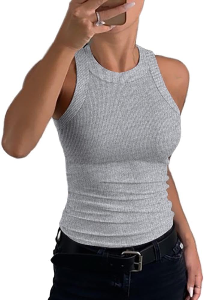 Maliben | Women's Ribbed Racerback Tank