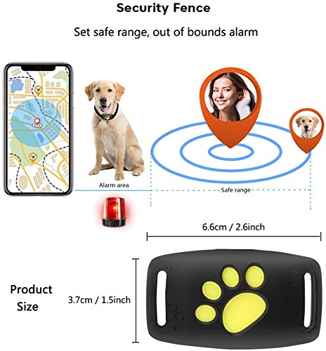 Maliben Smart GPS Pet Collar with Real-Time Tracking, Geo-Fence Alerts & Sleep Mode...