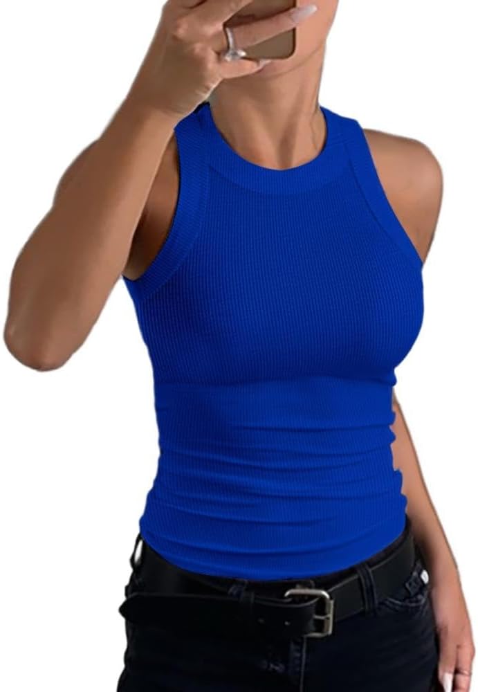 Maliben | Women's Ribbed Racerback Tank