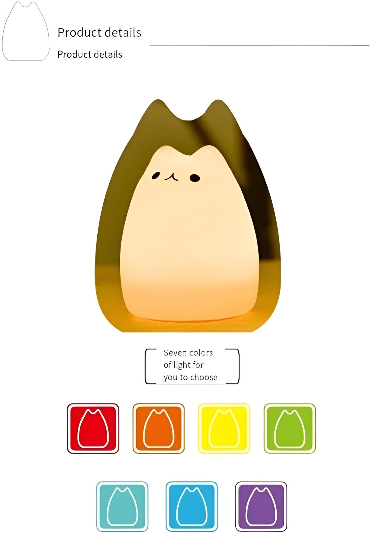 Maliben | Stylish Night Light For Children – Dream Cat