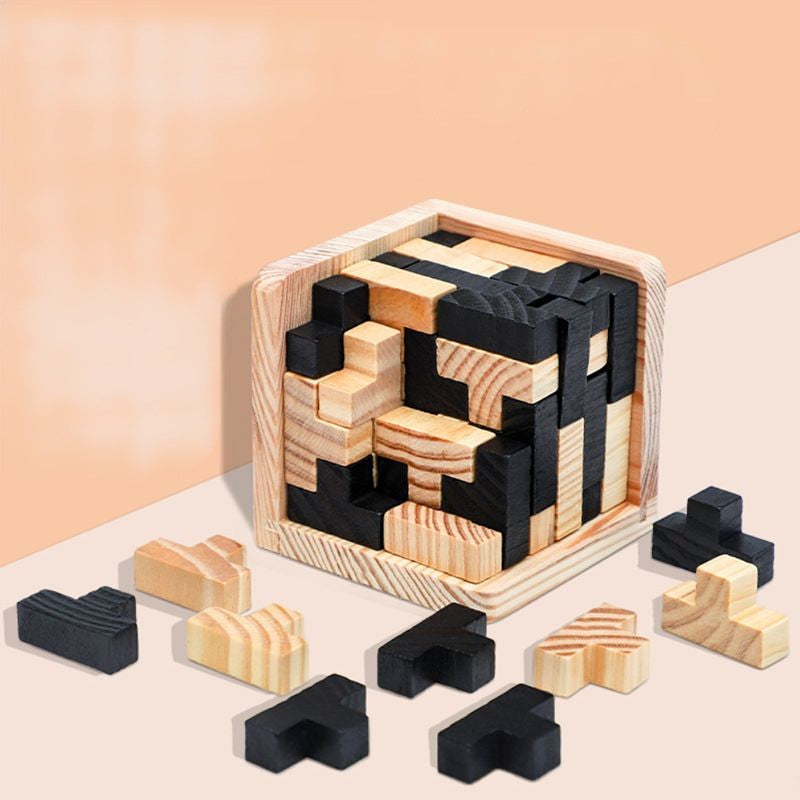 Maliben | Wooden Intelligence Game Brain Confusion Game