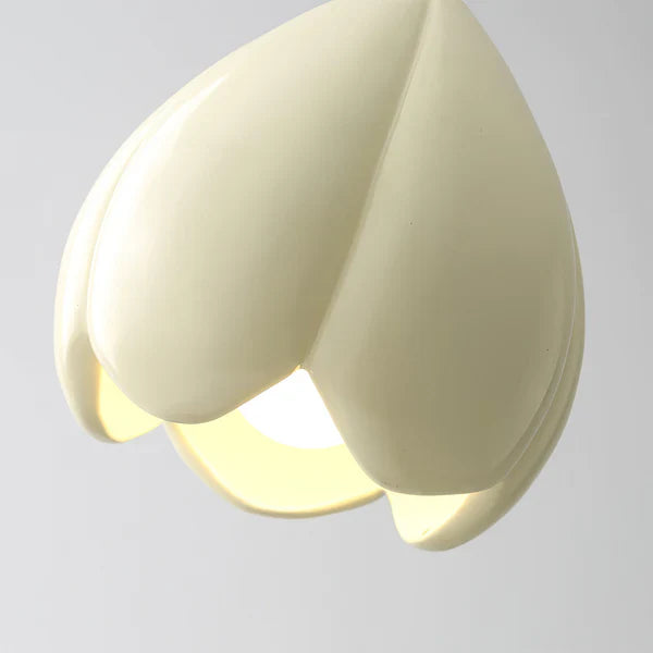 Maliben | Flowerglow Pendant - Elegant Cream-Colored Pendant For Warm Atmospheric Interiors