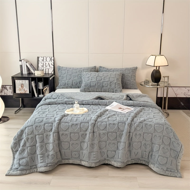 Maliben | Stylish Coral Fleece Blanket For Ultimate Comfort
