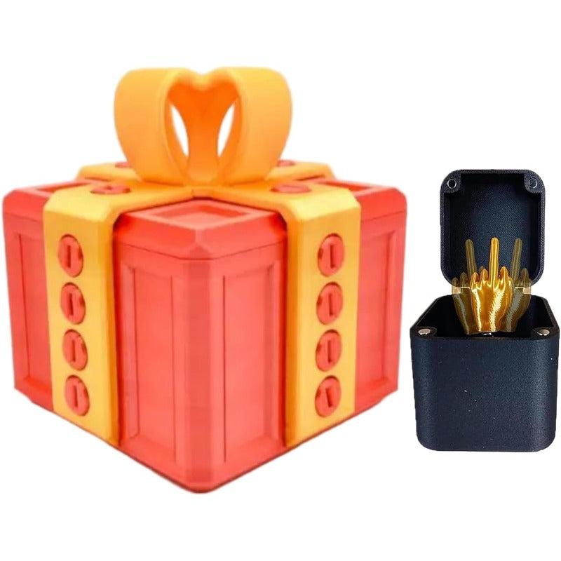Maliben | Surprise Prank Gift Box Funny Middle Finger Switch Prank Toy