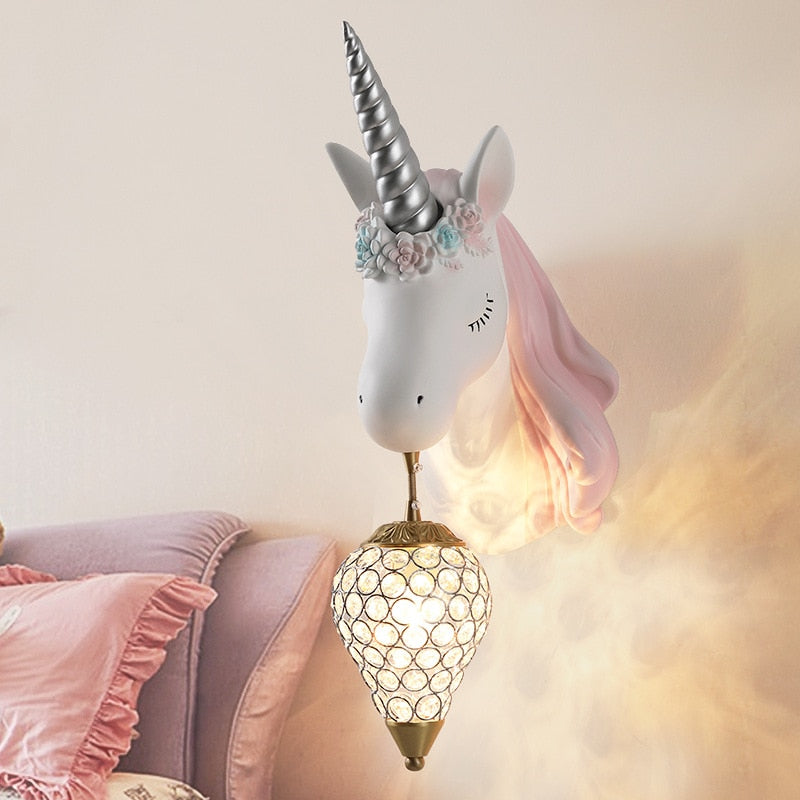 Maliben | Magical Unicorn Wall Lamp For Children – Playful & Warm Light