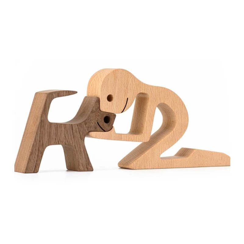 Maliben | Animal Lover Wooden Sculpture Table Decoration