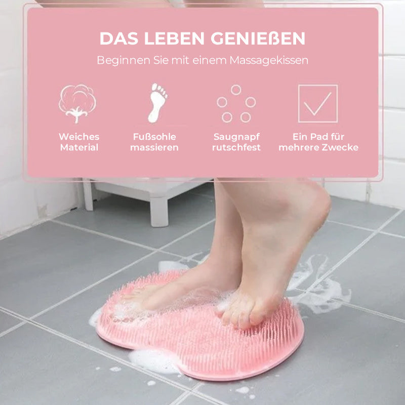Maliben | Foot And Back Scrubber For The Shower, Massage Pad